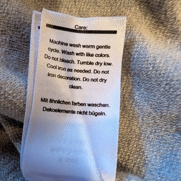 Smartwool Women's Large Thermal Merino Quarter Zip Base Layer Gray Floral - Picture 7 of 13